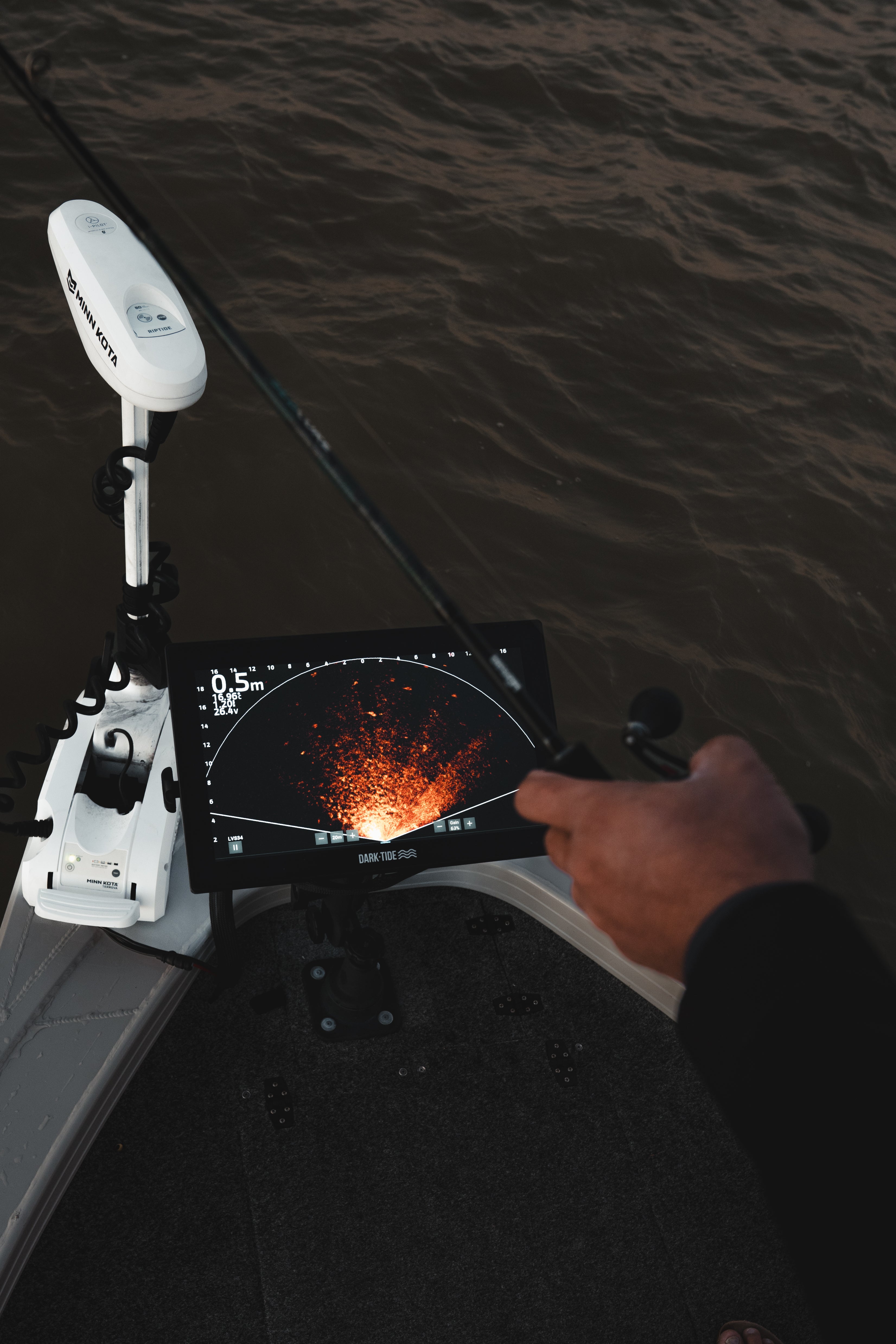 Dark Tide Marine Mirror Screen Fishing for Barramundi